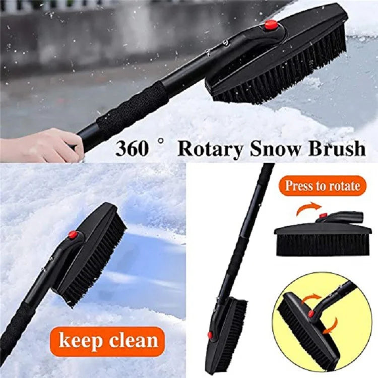 MAIZELAI 3 In 1 Detachable Ice Scraper Windshield Ice Breaker Winter Snow Brush Shovel Car Snow Remover Kit