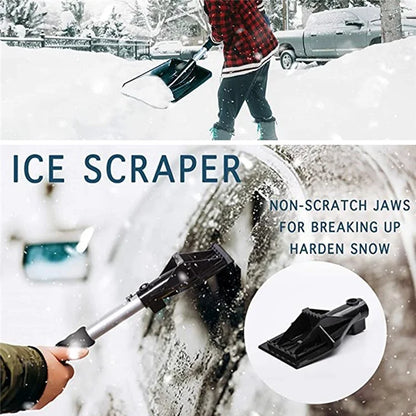 MAIZELAI 3 In 1 Detachable Ice Scraper Windshield Ice Breaker Winter Snow Brush Shovel Car Snow Remover Kit