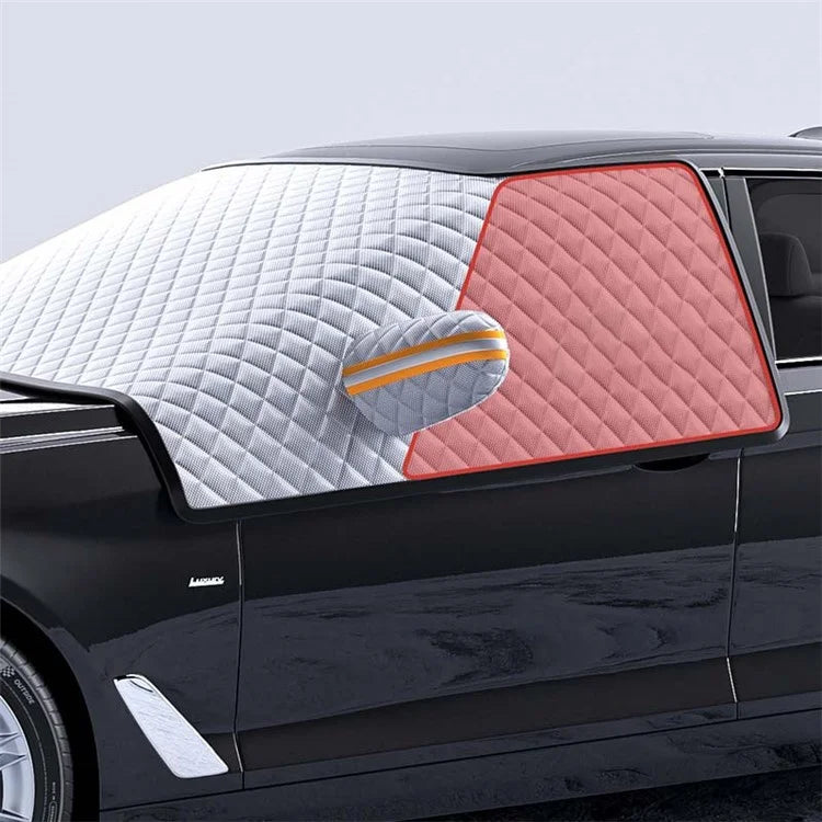 ST-4013 Winter Car Windshield Front Window Cover Aluminium Film Snowproof Protective Cover