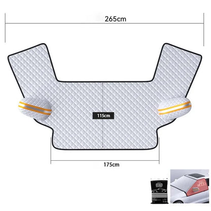 ST-4013 Winter Car Windshield Front Window Cover Aluminium Film Snowproof Protective Cover