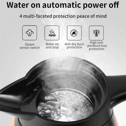 YT-1000A 24V Digital Display 1000ml Stainless Steel Car Electric Kettle Boiling Water Cup (No FDA Certificate)