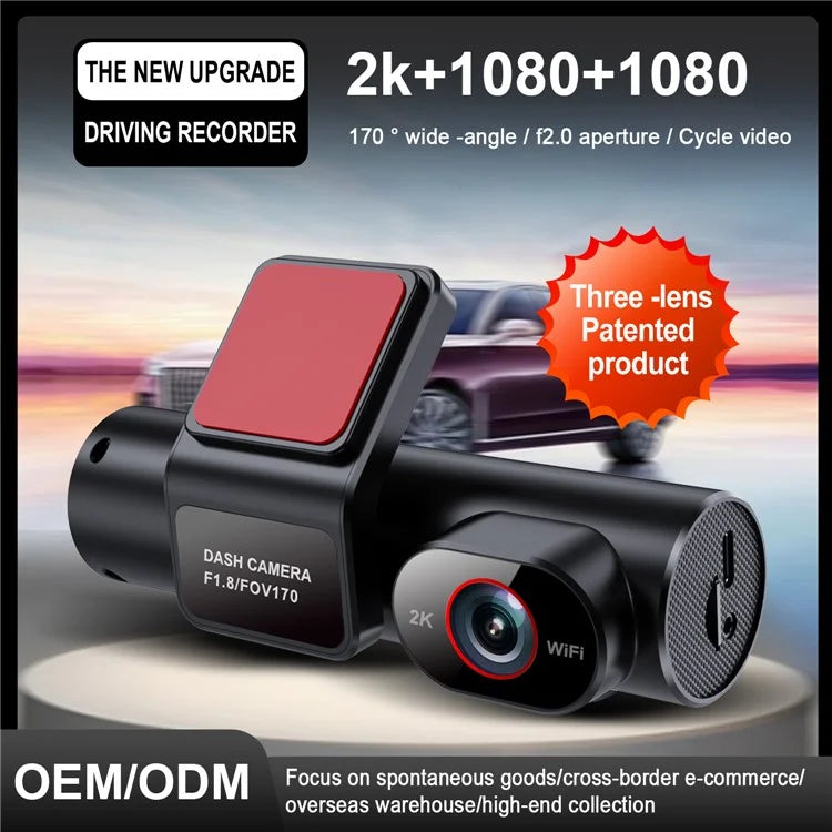 U03 Ultra HD Night Vision Car SUV Dashcam Panorama Parking Surveillance Camera Recorder