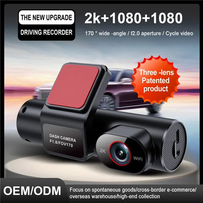 U03 Ultra HD Night Vision Car SUV Dashcam Panorama Parking Surveillance Camera Recorder