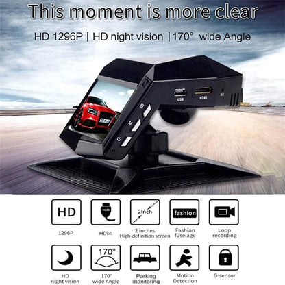 X4 Car Center Control Camera Aromatherapy Diffuser Dashcam Support 32G TF Card Storage