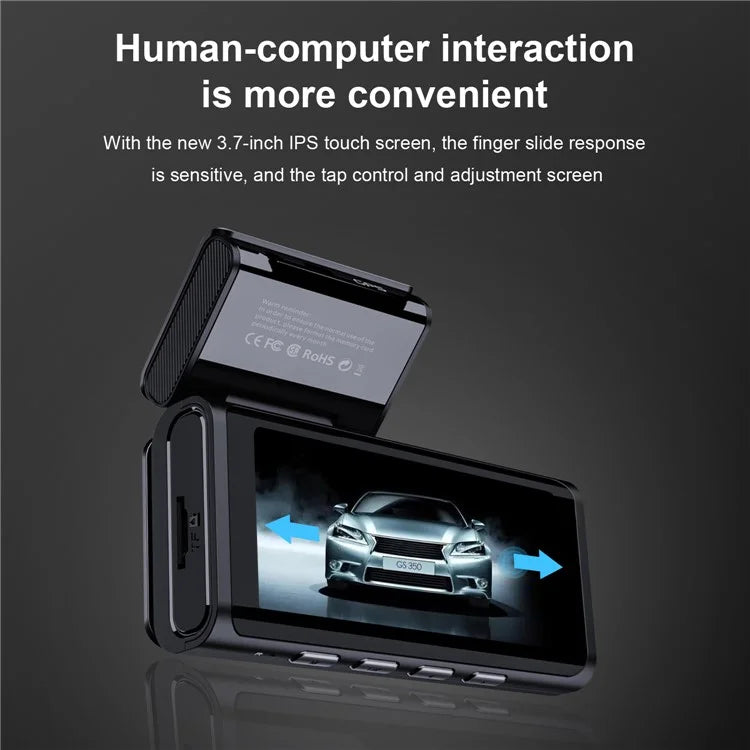 X11 1080P HD Night Vision WiFi Mobile Dash Camera with Dual Shots