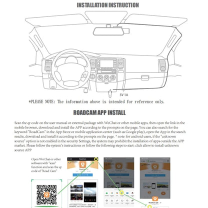 S600 1080P WiFi Dash Cam Car Camera Recorder with 170-degree Wide Angle, G-Sensor (Without Memory Card)