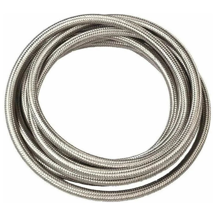 50cm Motorcycle Radiator Fuel Pipe Sheath 304 Stainless Steel Braided Hose