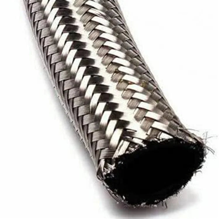 50cm Motorcycle Radiator Fuel Pipe Sheath 304 Stainless Steel Braided Hose