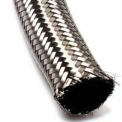 50cm Motorcycle Radiator Fuel Pipe Sheath 304 Stainless Steel Braided Hose