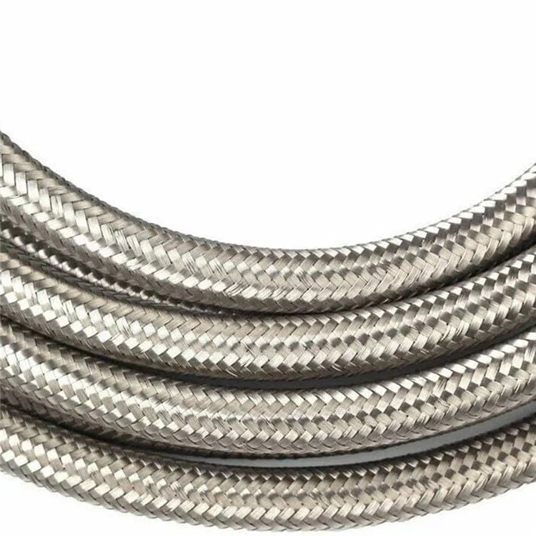 50cm Motorcycle Radiator Fuel Pipe Sheath 304 Stainless Steel Braided Hose