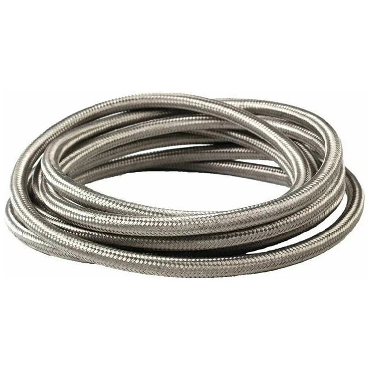 50cm Motorcycle Radiator Fuel Pipe Sheath 304 Stainless Steel Braided Hose