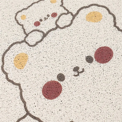 4Pcs / Set Vehicle Floor Protector Mats for Front and Rear Non-slip Wire Loop Car Interior Carpet