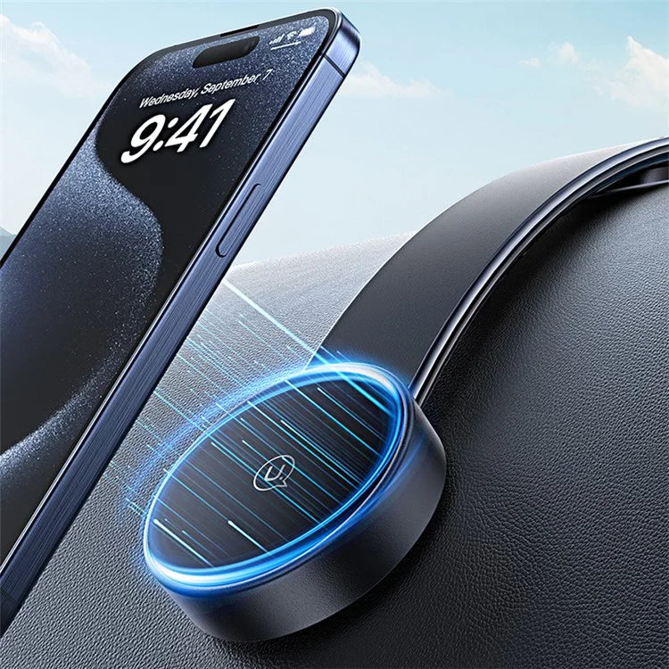 USAMS ZJ079 Magnetic Car Mount 180-degree Rotation Car Dashboard Phone Holder