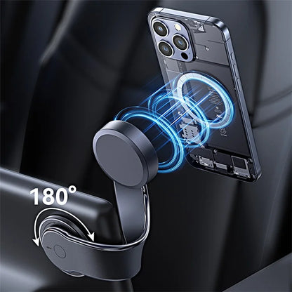 USAMS ZJ079 Magnetic Car Mount 180-degree Rotation Car Dashboard Phone Holder