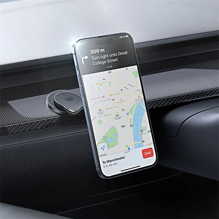 USAMS ZJ079 Magnetic Car Mount 180-degree Rotation Car Dashboard Phone Holder