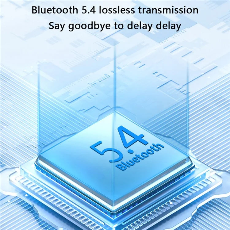 BT106 Colorful Light Wireless Bluetooth 5.4 Adapter Hands-Free Call Audio Receiver Transmitter