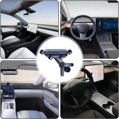 For Tesla Model 3 / Model Y Car Screen Phone Holder Cellphone Navigation Bracket, Gravity Invisible Version