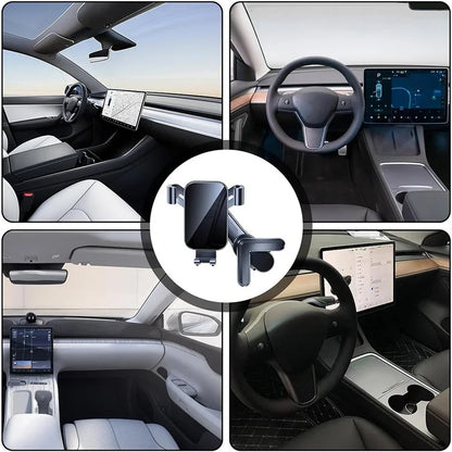 For Tesla Model 3 / Model Y Car Screen Phone Holder Triangle Cellphone Bracket, Mechanical Version