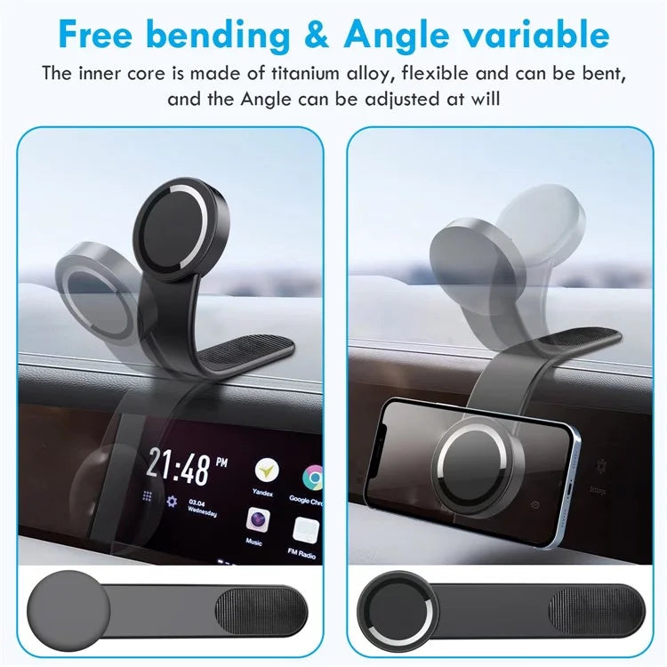 XWJ-160 Car Dashboard Magnetic Phone Holder Flexible Cellphone Stand