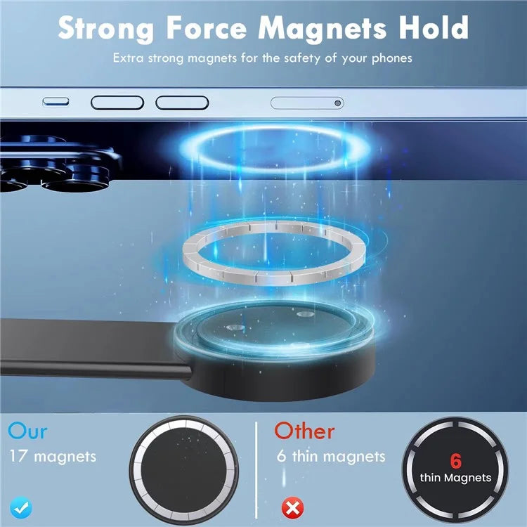 XWJ-160 Car Dashboard Magnetic Phone Holder Flexible Cellphone Stand