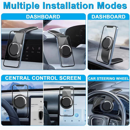 XWJ-160 Car Dashboard Magnetic Phone Holder Flexible Cellphone Stand