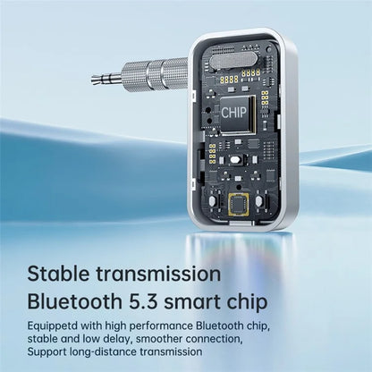 T67 Bluetooth 5.3 Wireless Adapter Hand-Free Call 3.5mm AUX Car Audio Speaker Receiver Transmitter