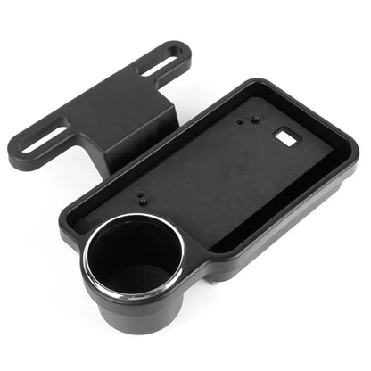 9700 Foldable Car Back Seat Organizer Cup Holder Rear Seat Table Tray for Food Beverage