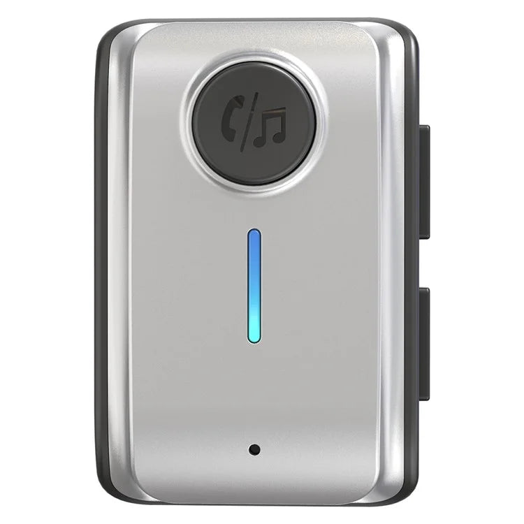 W2 Hands Free AUX Car Bluetooth Receiver Portable BT 5.3 Car Audio Adapter with Type-C Input, TF Card Slot