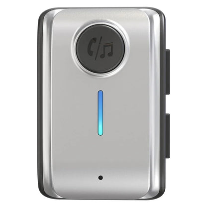 W2 Hands Free AUX Car Bluetooth Receiver Portable BT 5.3 Car Audio Adapter with Type-C Input, TF Card Slot