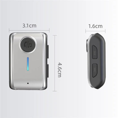 W2 Hands Free AUX Car Bluetooth Receiver Portable BT 5.3 Car Audio Adapter with Type-C Input, TF Card Slot