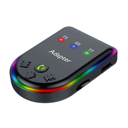 Q6 Portable Mini 2-in-1 Bluetooth 5.3 MP3 Player Car Audio Adapter Support Receiver / Transmitter