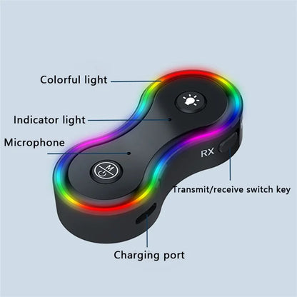 Q8 Bluetooth 5.3 Audio Adapter Portable 2-in-1 Wireless Receiver / Transmitter MP3 Player