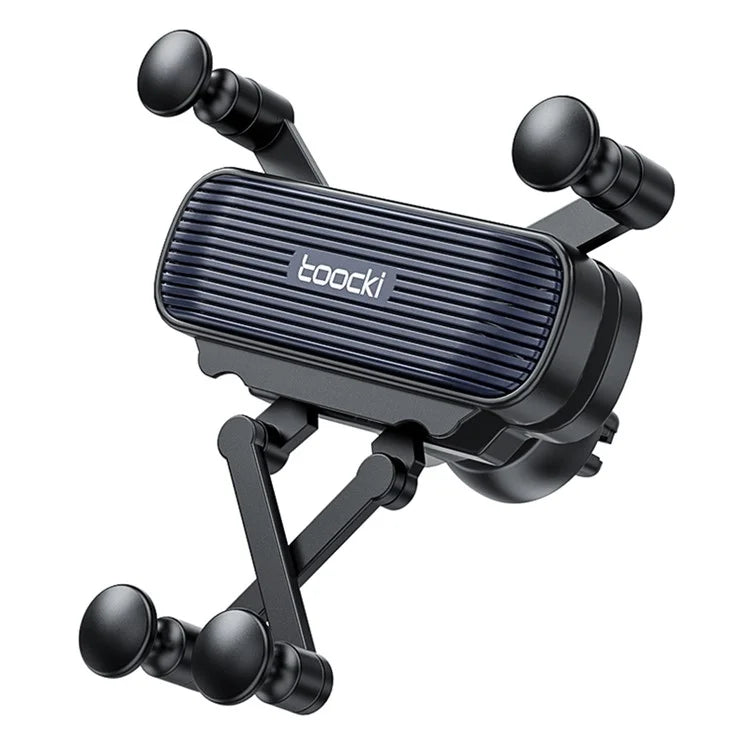 TOOCKI TQ-ZJ04 Gravity Sensing Car Air Outlet Clip Phone Holder Bracket
