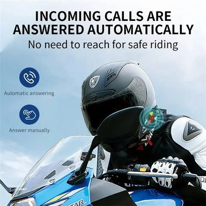 Y60 Motorcycle Bluetooth Headset Waterproof Helmet Speakers Noise Cancellation / FM Radio