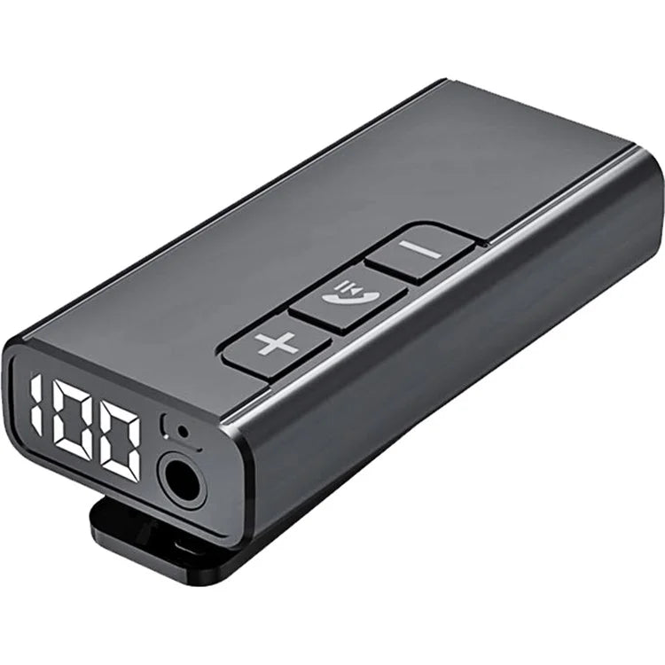 GR13 Car Bluetooth Adapter Power Digital Display Audio Music Wireless Receiver Hands-free Call Adapter