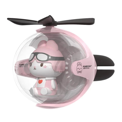 ICARER FAMILY Car Aromatherapy Diffuser Cartoon Animal Spaceship Air Outlet Decoration