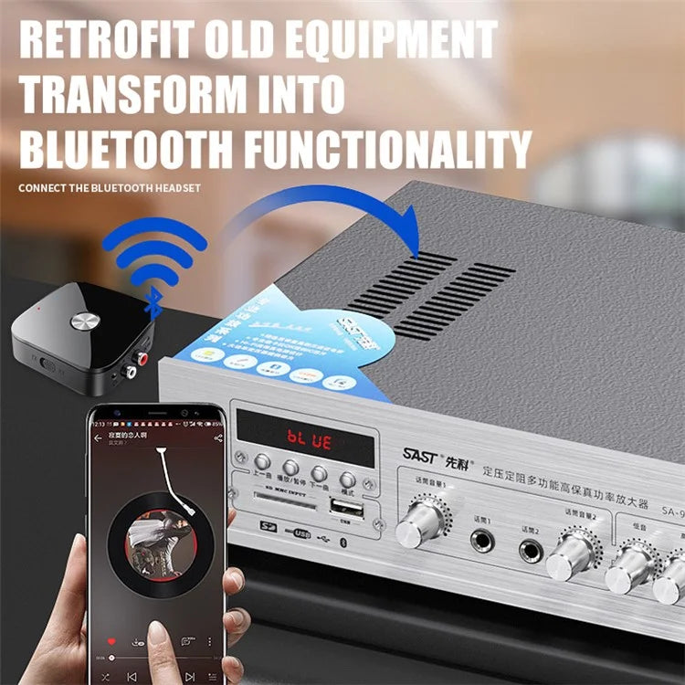 T69 2-in-1 Bluetooth 5.3 APTX Adaptive Receiver Transmitter Wireless Audio Adapter