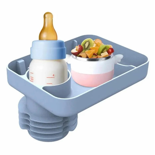 6923 Travel Tray for Kids Toddler Car Seat Silicone Rotatable Cup Holder Food Tray (BPA Free / Not FDA Certificated)