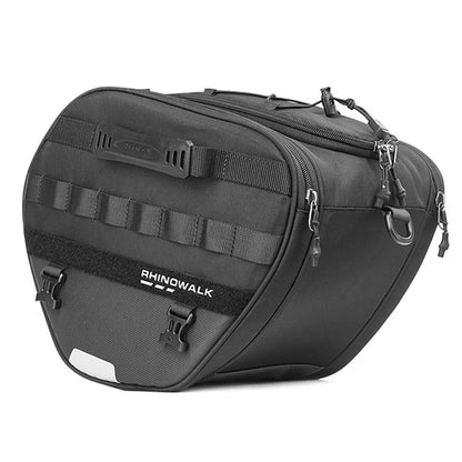 RHINOWALK MTR5001 Motorcycle Seat Front Storage Bag Polyester Motorbike Tail Pannier Pack
