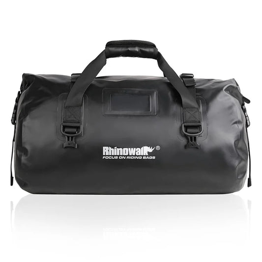 RHINOWALK MT20450BK 45L Waterproof Motorcycle Tail Bag Rear Seat Pouch with Shoulder Strap
