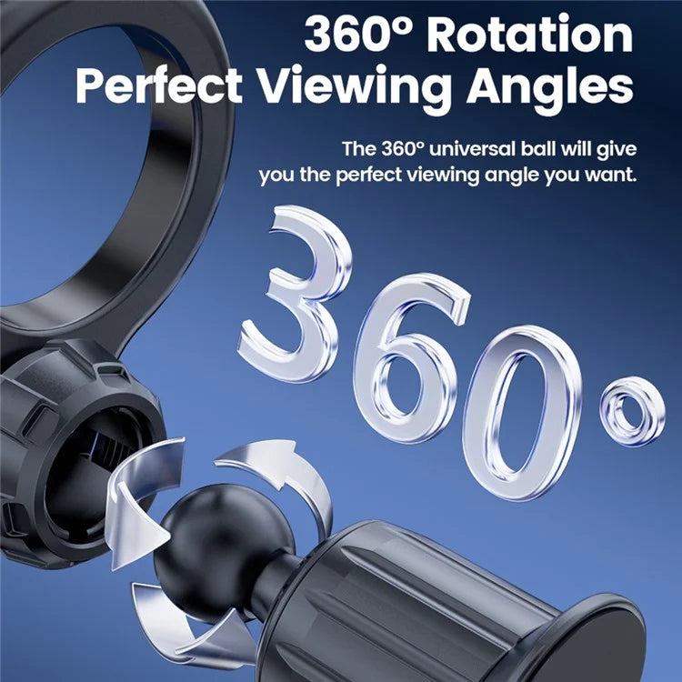 TOOCKI TQ-ZJ21 Compatible with MagSafe Air Outlet Mount Car Mobile Phone Holder