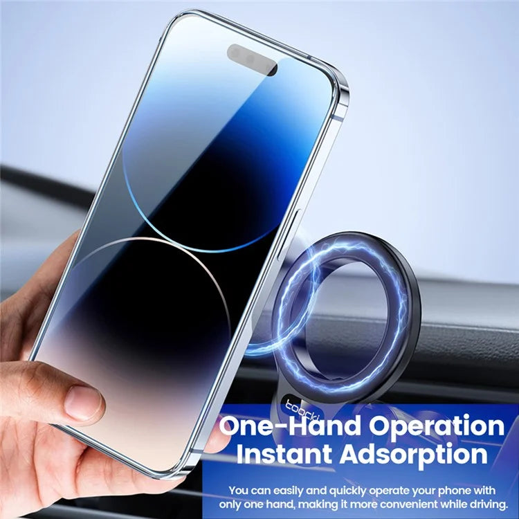 TOOCKI TQ-ZJ21 Compatible with MagSafe Air Outlet Mount Car Mobile Phone Holder