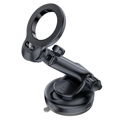 TOOCKI TQ-ZJ22 Car Phone Holder Suction Cup Bracket Magnetic Adsorption Cellphone Stand