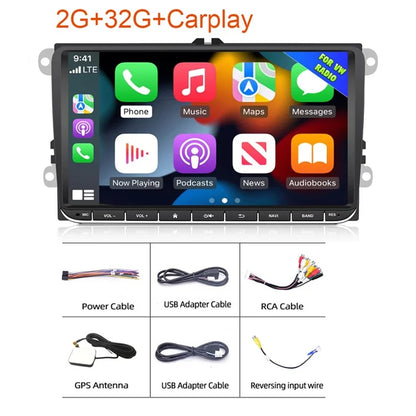 RH-753G Android 2G+32G Carplay Screen Stereo 9-Inch Touchscreen Wireless Car Audio Player