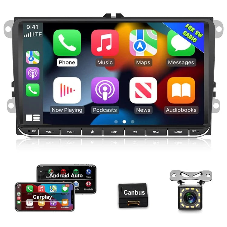 RH-753G Android 2G+32G Carplay Screen Stereo 9-Inch Touchscreen Wireless Car Audio Player