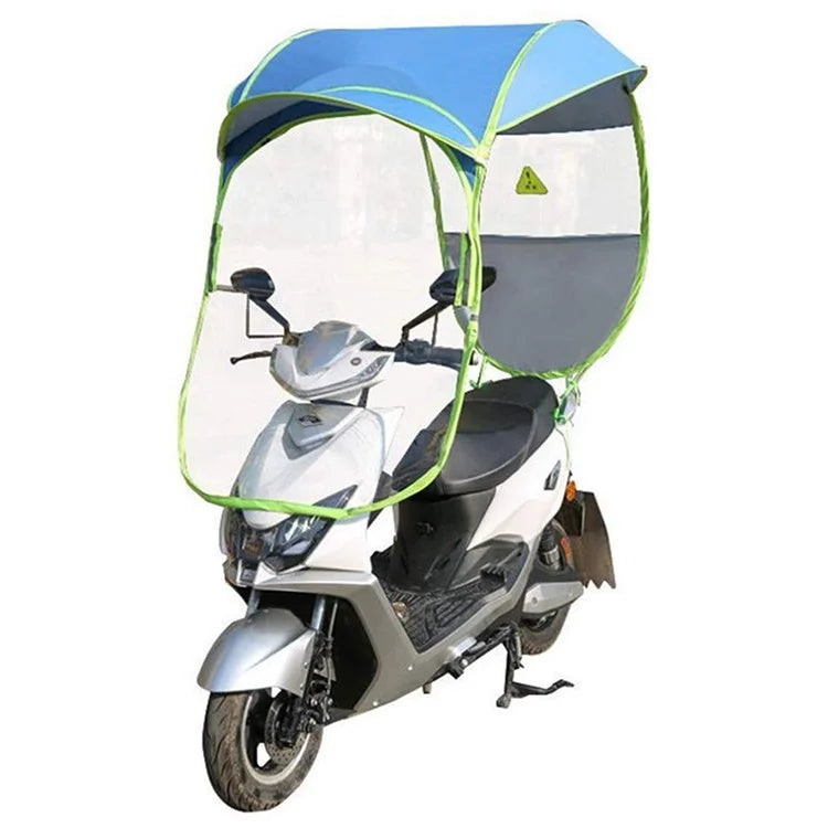 Electric Bike Motorcycle Rain Shelter Fully Enclosed Motorbike Umbrella Awning Rain Hood