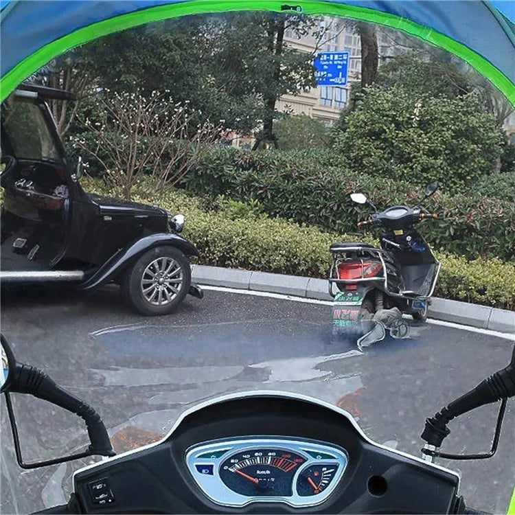 Electric Bike Motorcycle Rain Shelter Fully Enclosed Motorbike Umbrella Awning Rain Hood