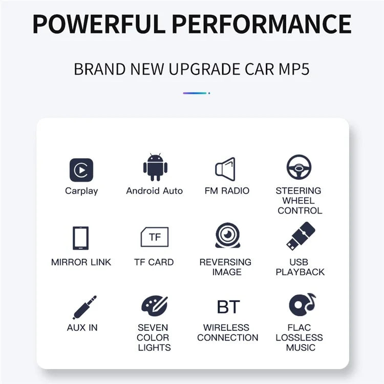 L2 Car MP5 Player 7-inch FM Car Radio Bluetooth Multimedia Support Mirror Link