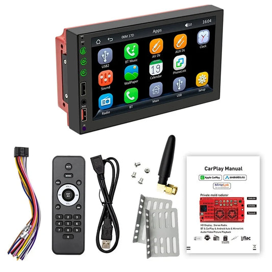 FS03C Car Stereo 7-inch MP5 Player Multimedia Player with Mirror Link Steering Wheel Control