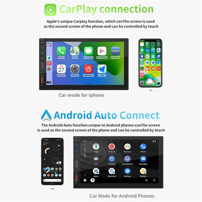 X2S Bluetooth Car Stereo 7 Inch Car MP5 Player Multimedia FM Radio Receiver Support Reversing Image